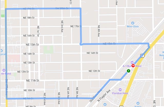 Homestead dmv driving test routes map